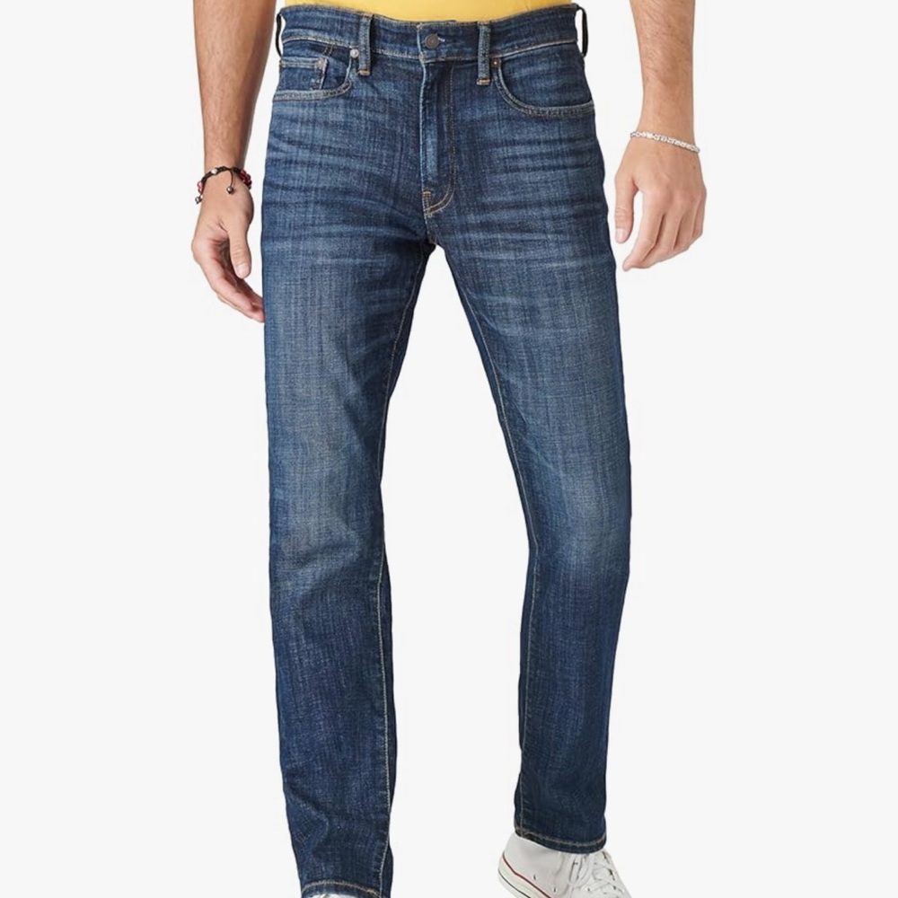 Lucky Brand Men's Dark Blue 410 Athletic Slim Jeans